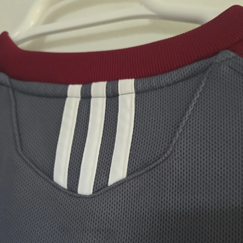 Cardinal Stritch Wolves Adidas Maroon and Gray Crewneck
